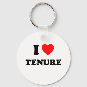 I love Tenure Key Ring