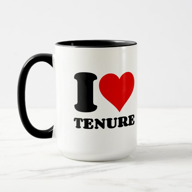 I LOVE TENURE MUG (Left)