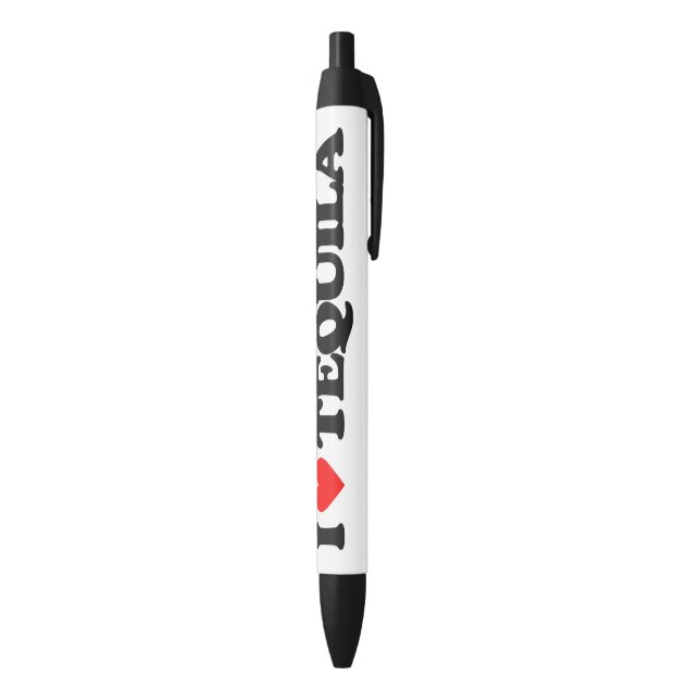 I LOVE TEQUILA BLACK INK PEN (Bottom (Vertical))