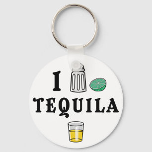 I Love Tequila Key Ring