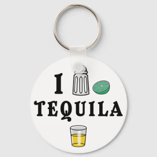 I Love Tequila Key Ring