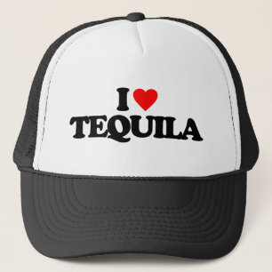 I LOVE TEQUILA TRUCKER HAT