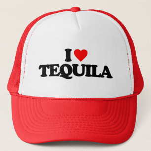 I LOVE TEQUILA TRUCKER HAT