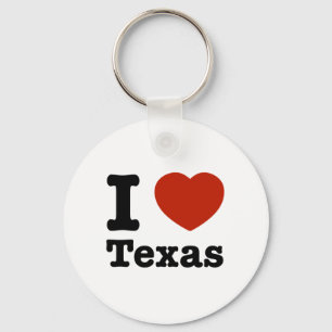 I Love texas Key Ring