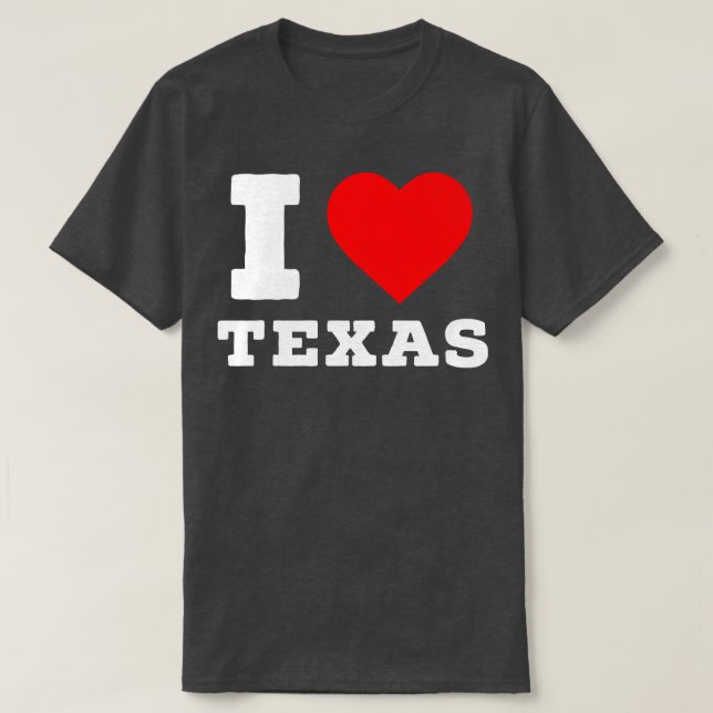 I love Texas T-Shirt (Design Front)