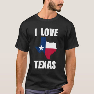 I Love Texas Texan T-Shirt