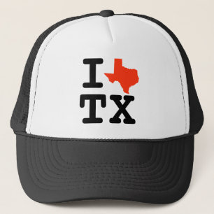 I Love Texas Trucker Hat