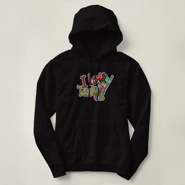 I Love Texting Hoodie (Design Front)