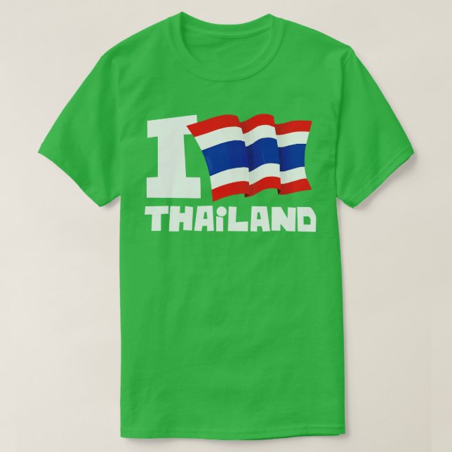 I Love Thailand 2 T-Shirt (Design Front)