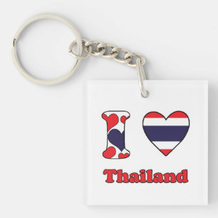 I love Thailand Key Ring