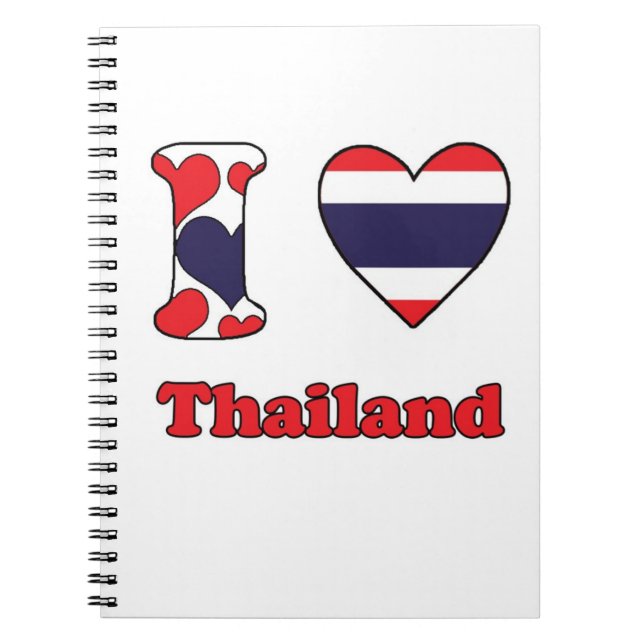 I love Thailand Spiral Notebook (Front)