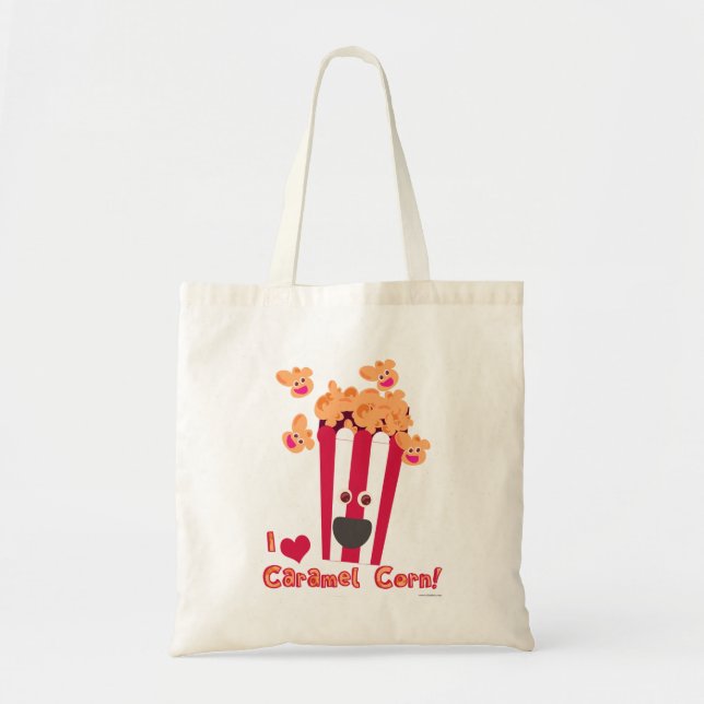 I Love That Caramel Corn! Tote Bag (Front)