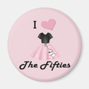 I Love the 50's Magnet