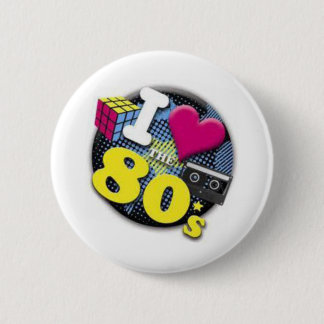 I love the 80s 6 cm round badge