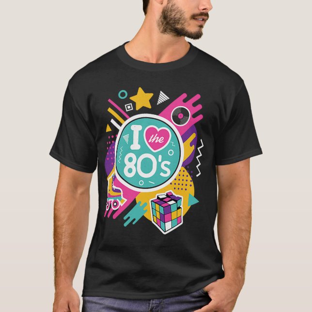 I Love The 80s  80s Clothes for Women and Men 1980 T-Shirt (Front)