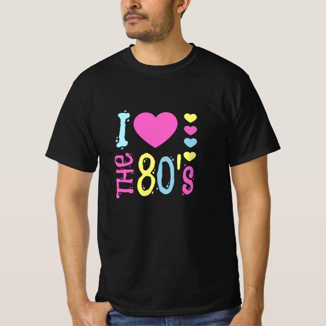 I Love the 80s Disco Costume T-Shirt (Front)