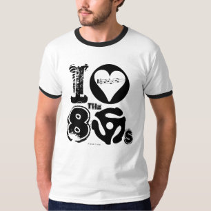 I Love The 80s Music T-Shirt 45 RPM