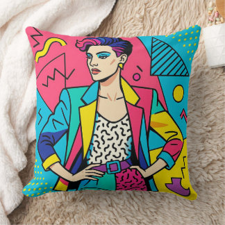 I Love the 80's Pillow Throw/Cushion.