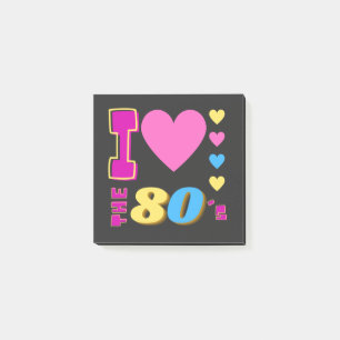 I Love The 80's  Post-it Notes