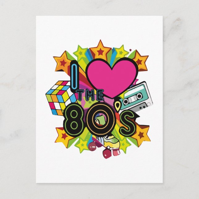 i love the 80s postcard (Front)