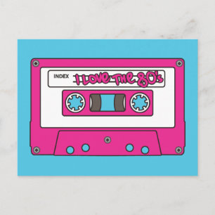 I love the 80's postcard
