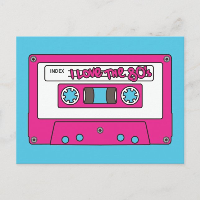 I love the 80's postcard (Front)
