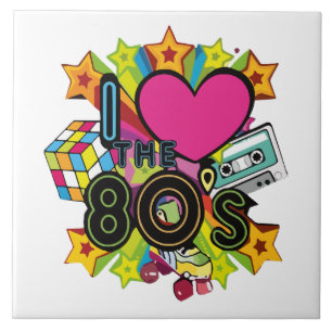 i love the 80s tile