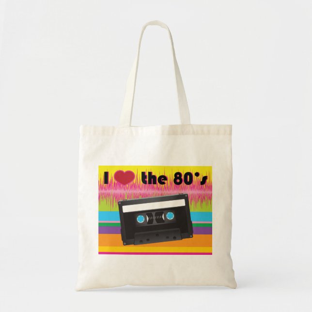 I Love the 80's Tote Bag (Front)