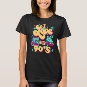 I Love The 90s Vibes Retro Party 1990's I Heart Th T-Shirt