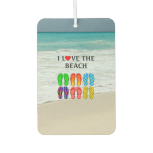 I Love the Beach,  Car Air Freshener