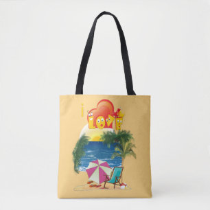 I love the beach in summer tote bag