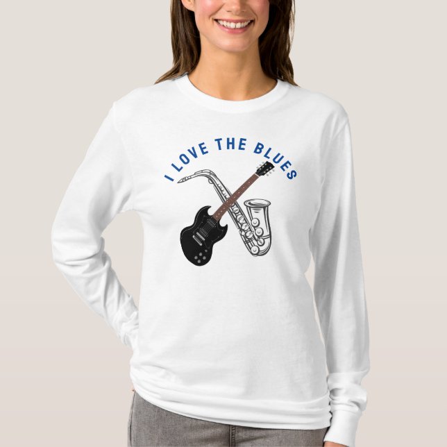 I love the blue T-Shirt (Front)