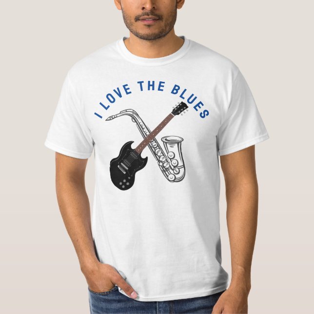I love the blue T-Shirt (Front)