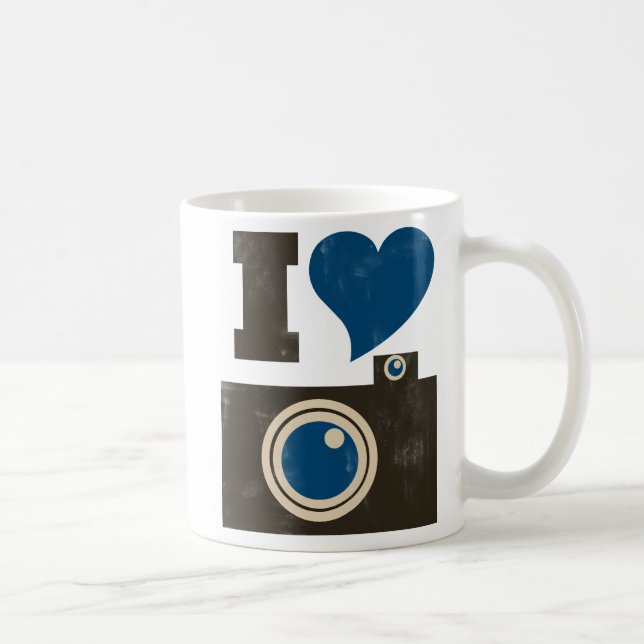 I Love the Camera Coffee Mug (Right)
