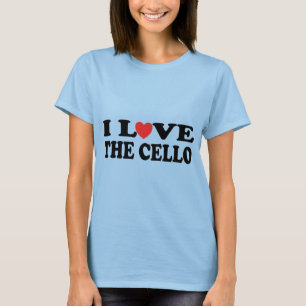 I Love The Cello Womens T-shirt