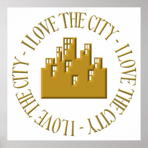 I love the city poster