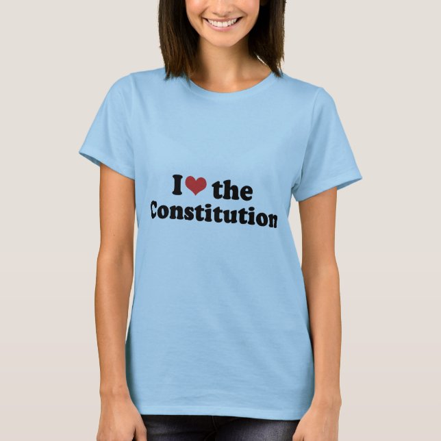 I LOVE THE CONSTITUTION - .png T-Shirt (Front)
