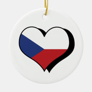I Love The Czech Republic Ornament
