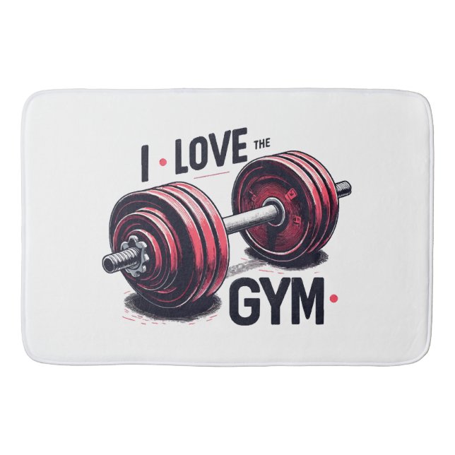 I love the gym bath mat (Front)
