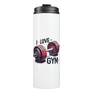 I love the gym thermal tumbler