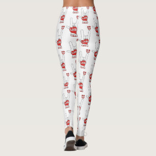 I LOVE THE LAB ASL SIGN LEGGINGS