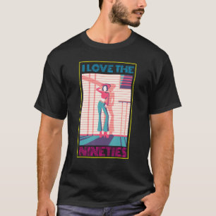 I Love The Nineties  90s Retro Style  90s Theme Pa T-Shirt