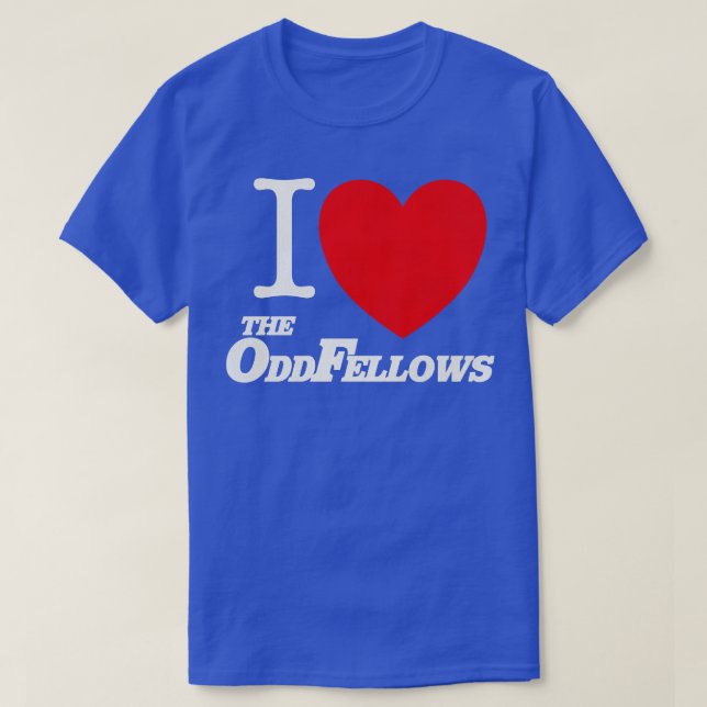 I Love The Oddfellows Secret Society T-Shirt (Design Front)
