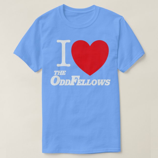 I Love The Oddfellows Secret Society T-Shirt (Design Front)