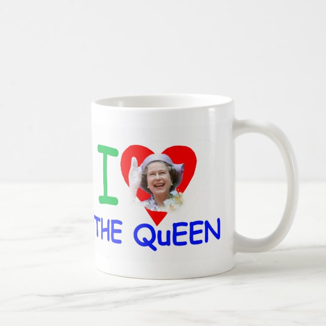 I love the Queen - Queen Elizabeth II Coffee Mug (Right)