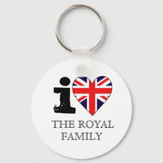 I Love the Royal Family Keychain