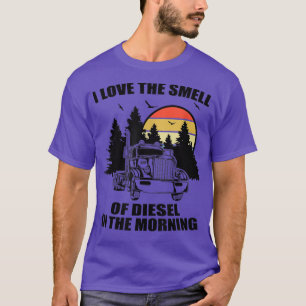 I Love The Smell Funny Women Trucker Female Truck T-Shirt