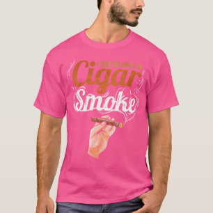 I Love The Smell Of Cigar Smoke Cigar Smoker T-Shirt