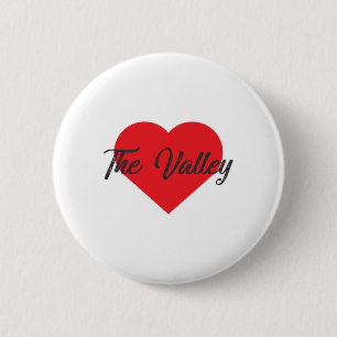 I Love The Valley - Anguilla 6 Cm Round Badge
