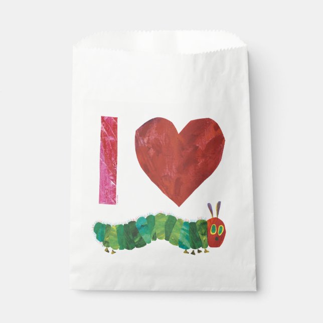 I Love The Very Hungry Caterpillar Favour Bags (Front)